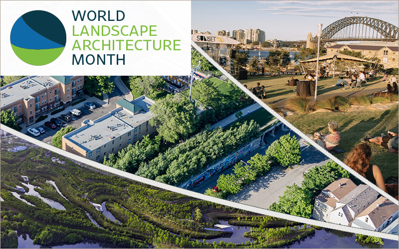 World Landscape Architecture Month collage
